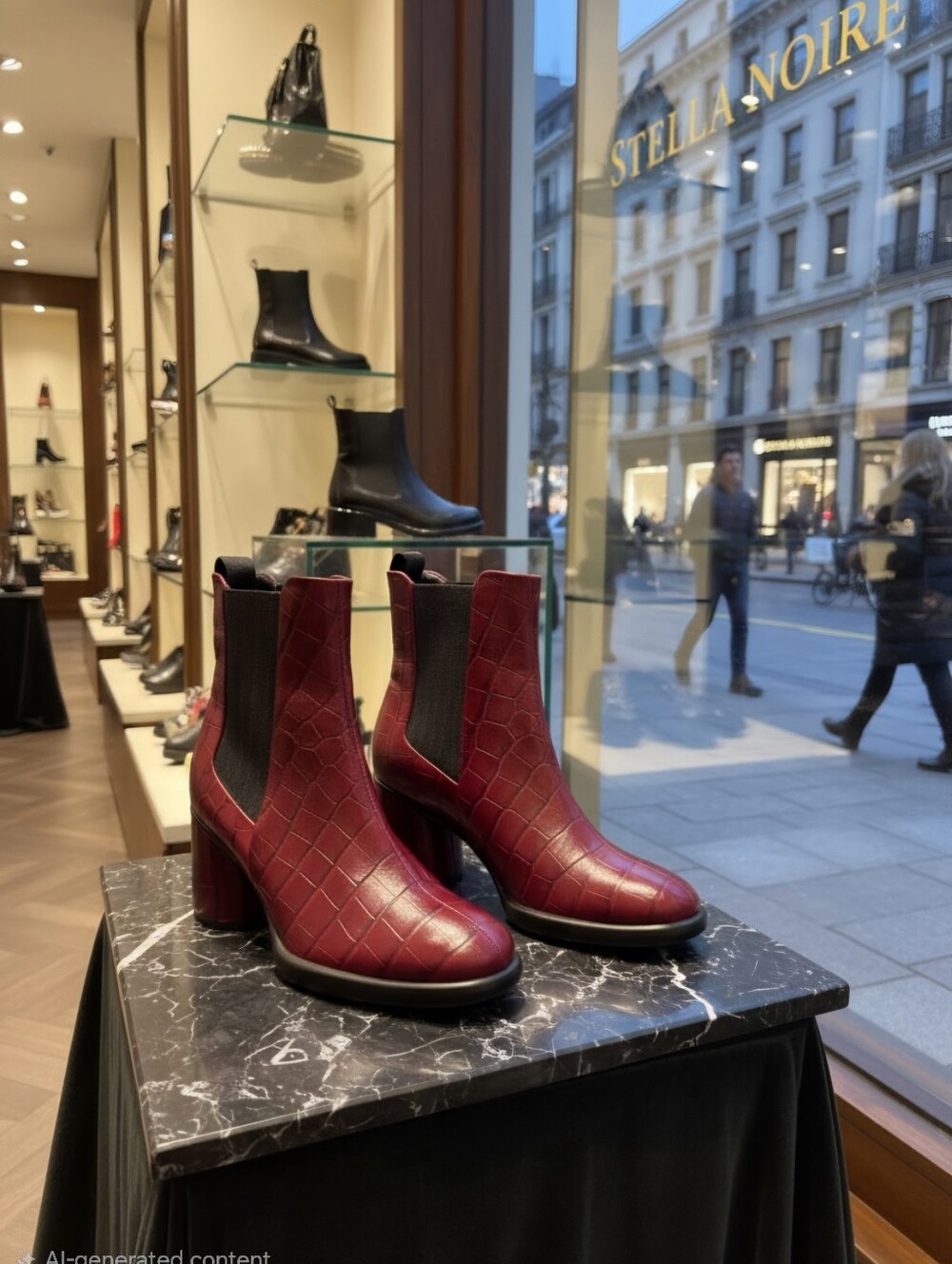 ECCO SCULPTED LUXURY 55M SLEEK CHELSEA LEATHER BOOTS WOMEN'S SZ 6.5 EU 37 $225